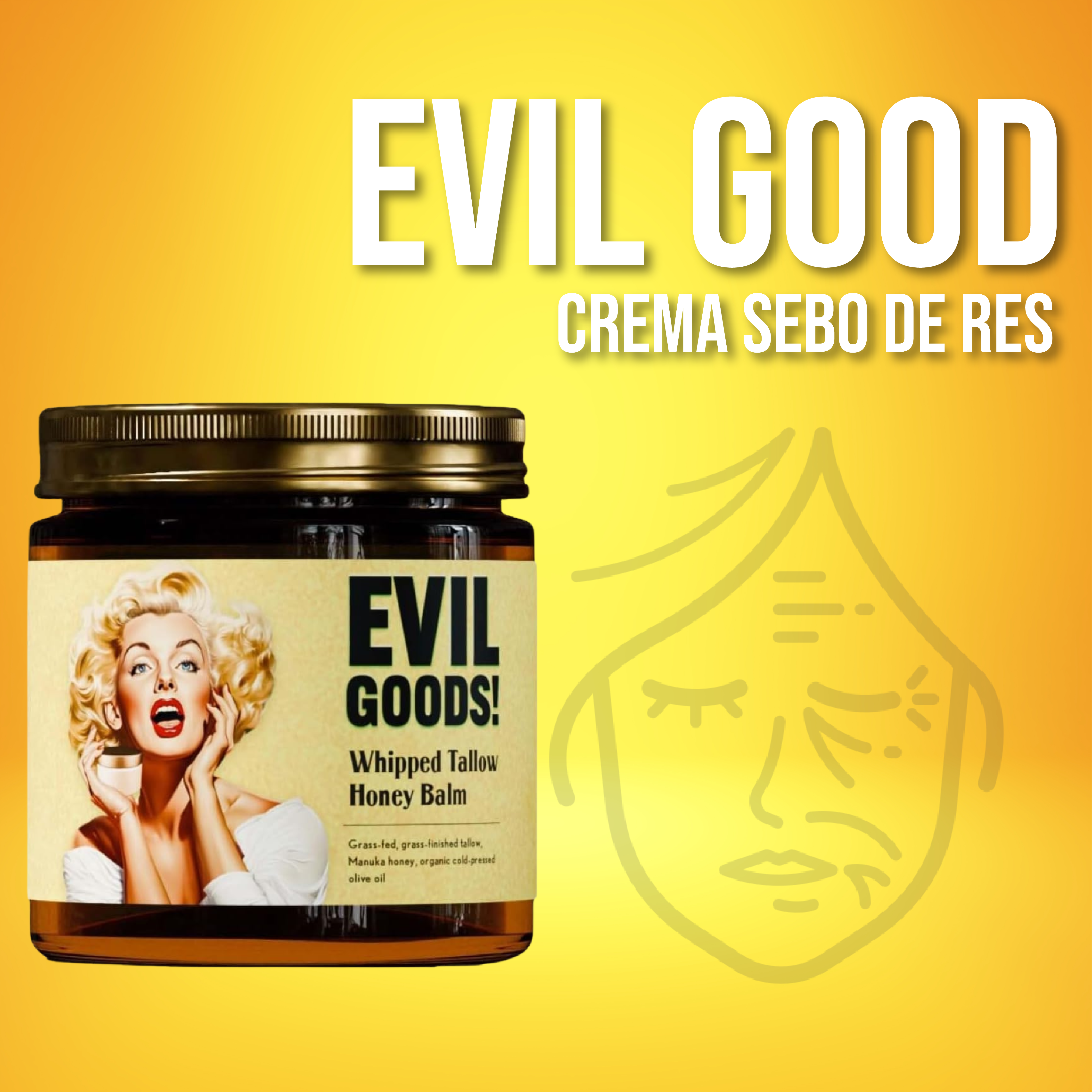 Evil Good Crema Sebo de res